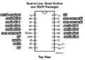 ADC0820BCNA+ pins connectes.png