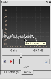 Figure 8 fenêtre audio