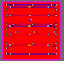 PCB face LED 1