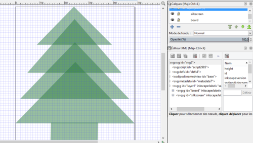 Réalisation de la plaque de base avec Inkscape