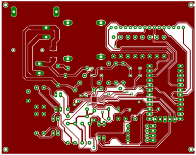 PCB TOP en traversant